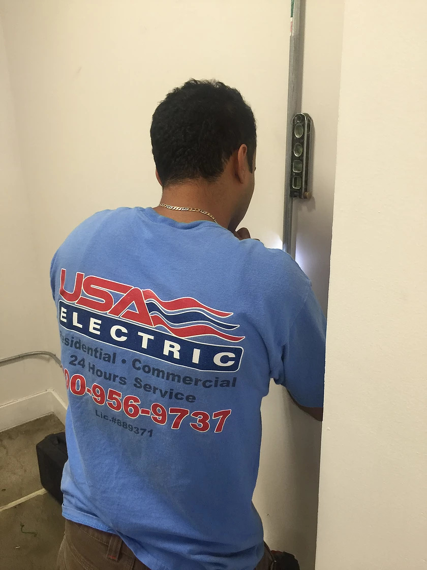 Wall conduit work