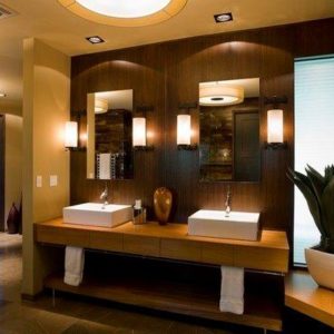 bathroom lighting installation